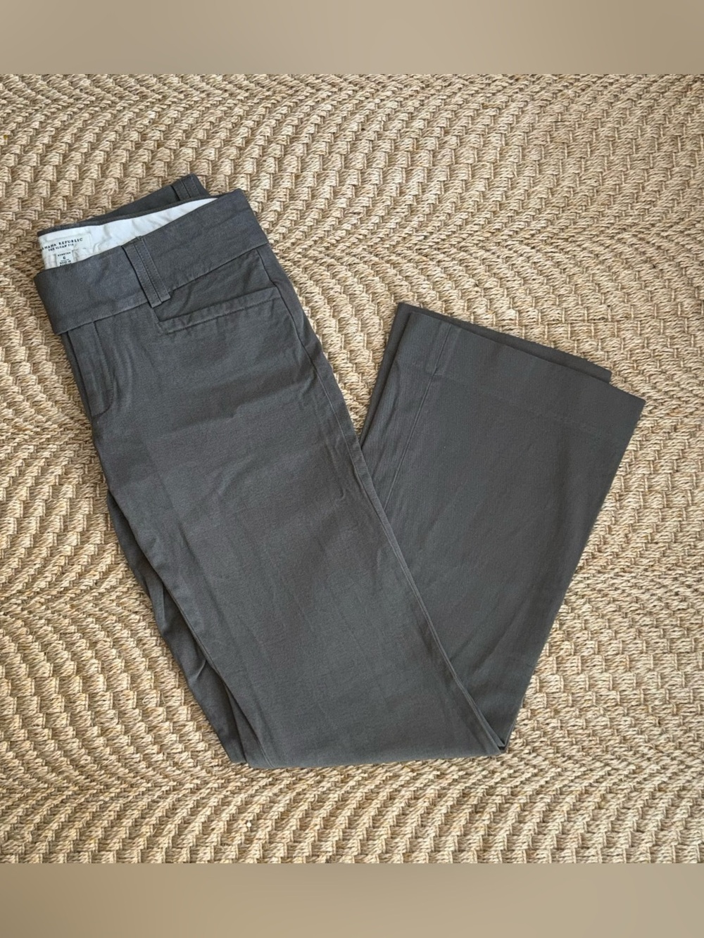 Women's Dress Pants 6 Banana Republic The Sloan Fit Dark Gray Business Attire